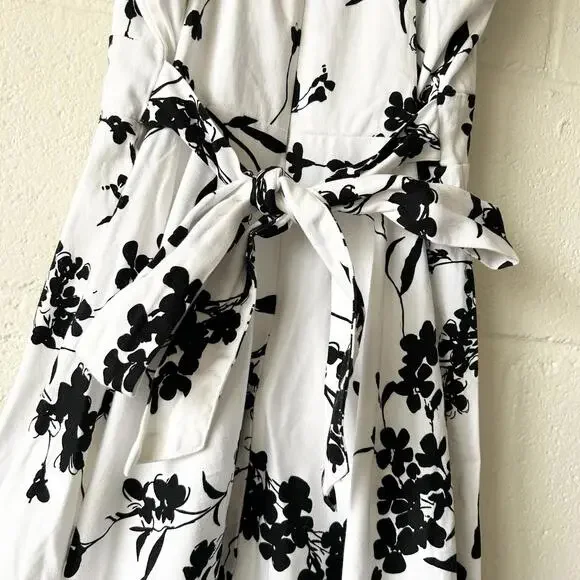 Vintage Grace Karin Floral Fit And Flare Pin Up Mini Dress Women’s XS - Picture 4 of 5